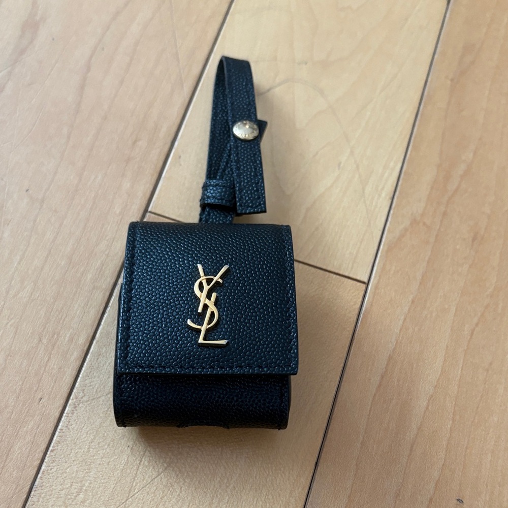 Yves Saint Laurent Black and Gold Key Holder